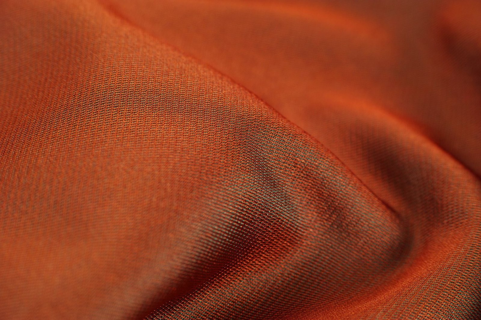 Deep red silk in folds